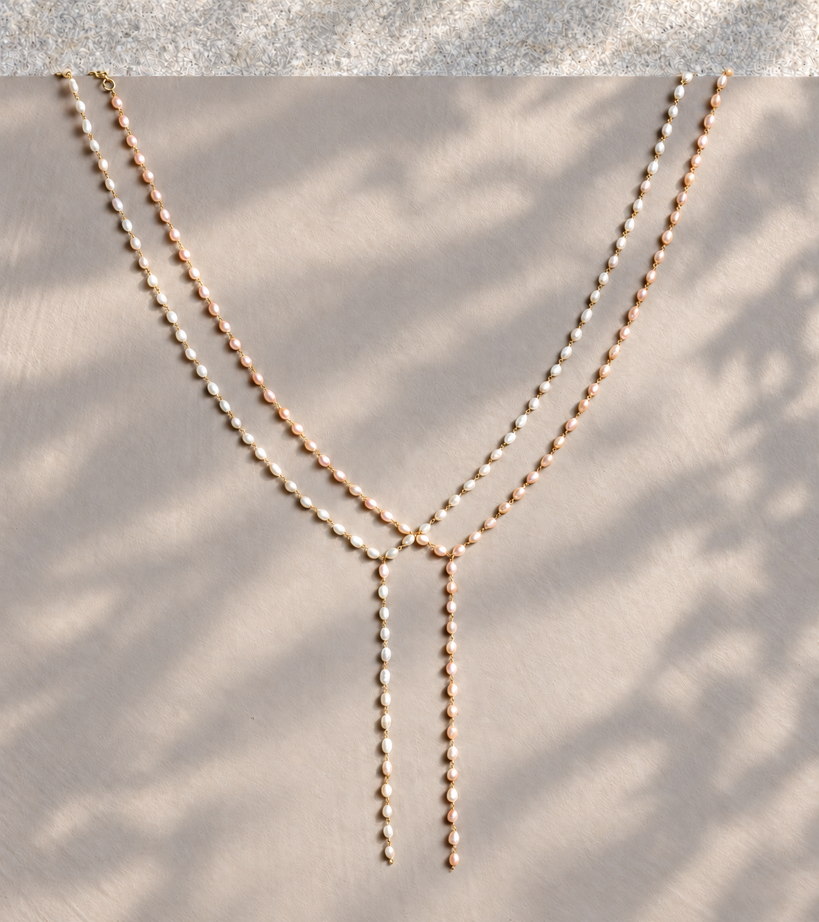 Pearlie Lariat Necklace
