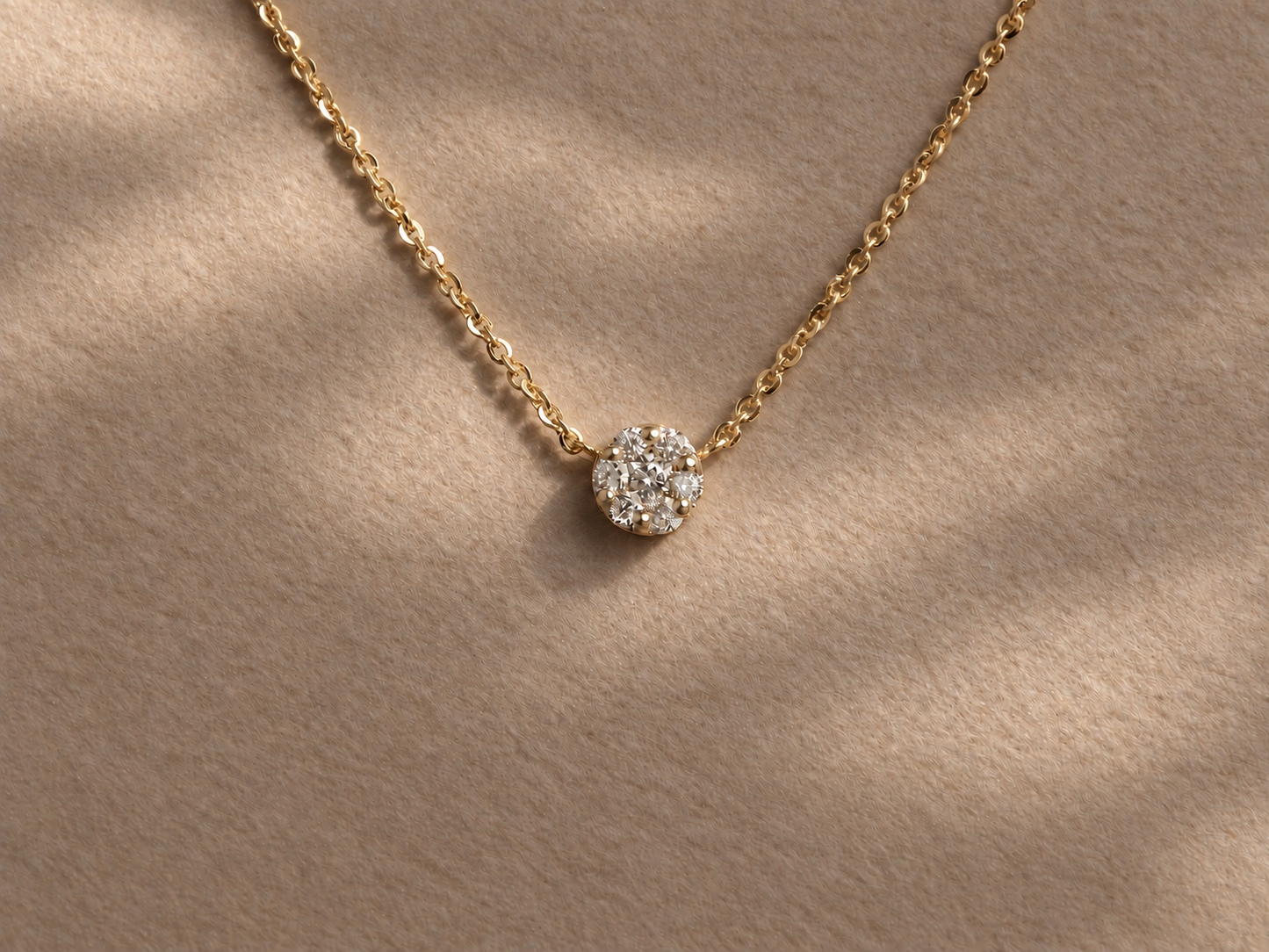 Pavé Diamond Necklace