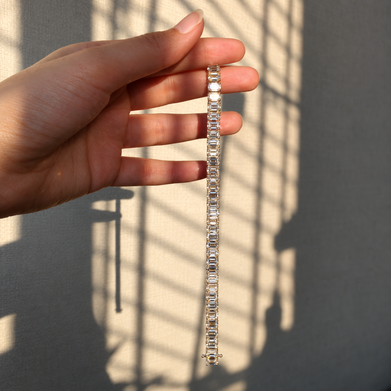 Emerald Ligne Tennis Bracelet