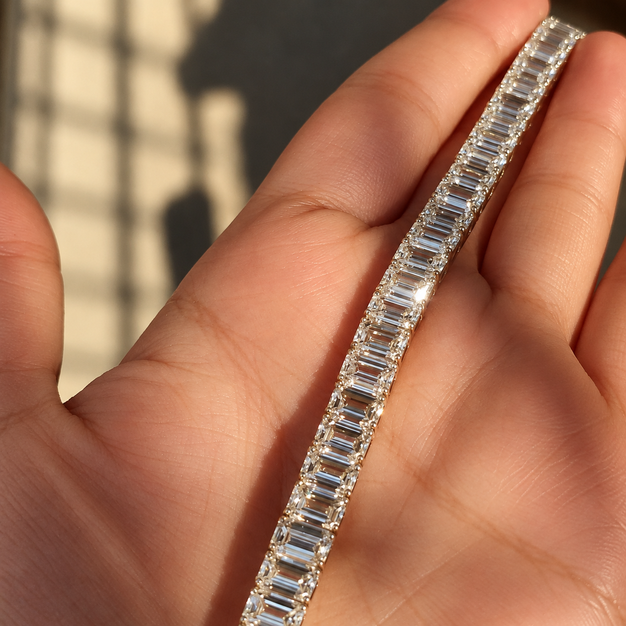 Emerald Ligne Tennis Bracelet