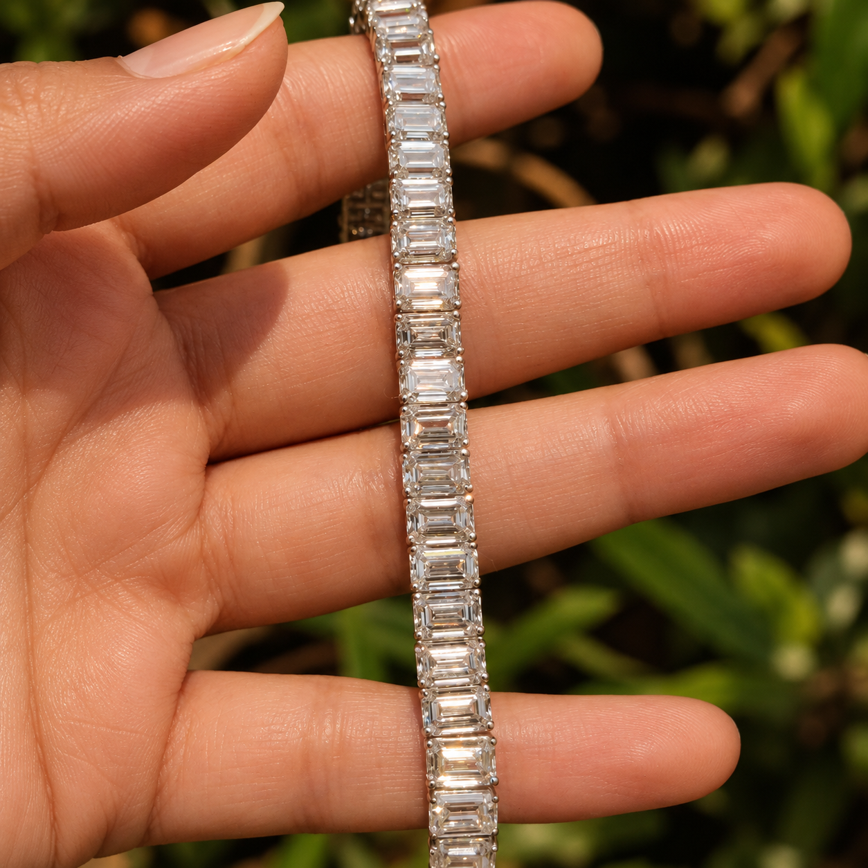 Emerald Ligne Tennis Bracelet