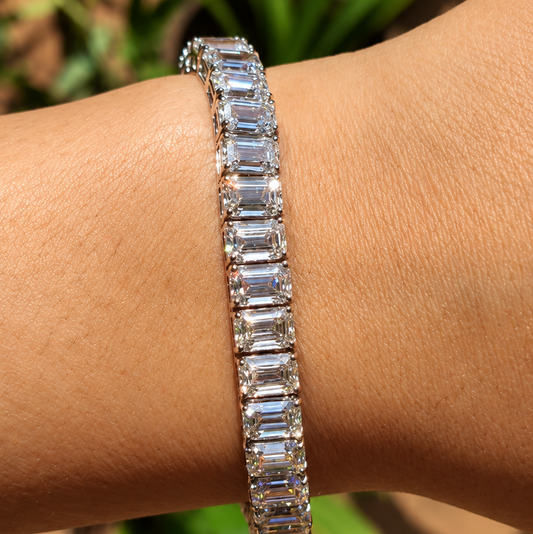 Emerald Ligne Tennis Bracelet