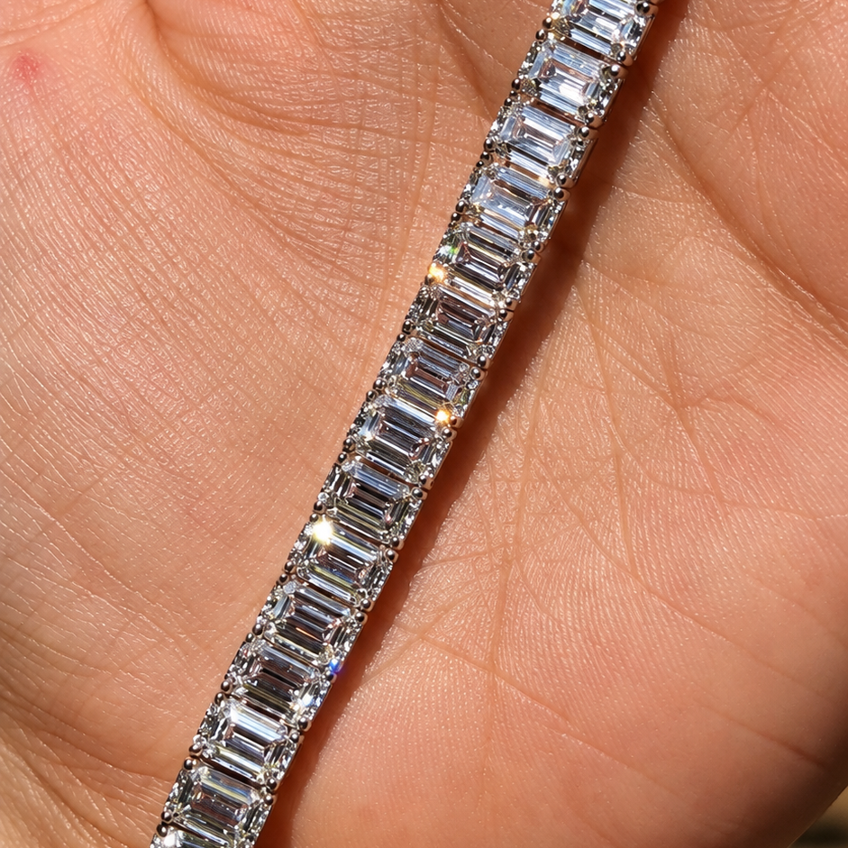 Emerald Ligne Tennis Bracelet
