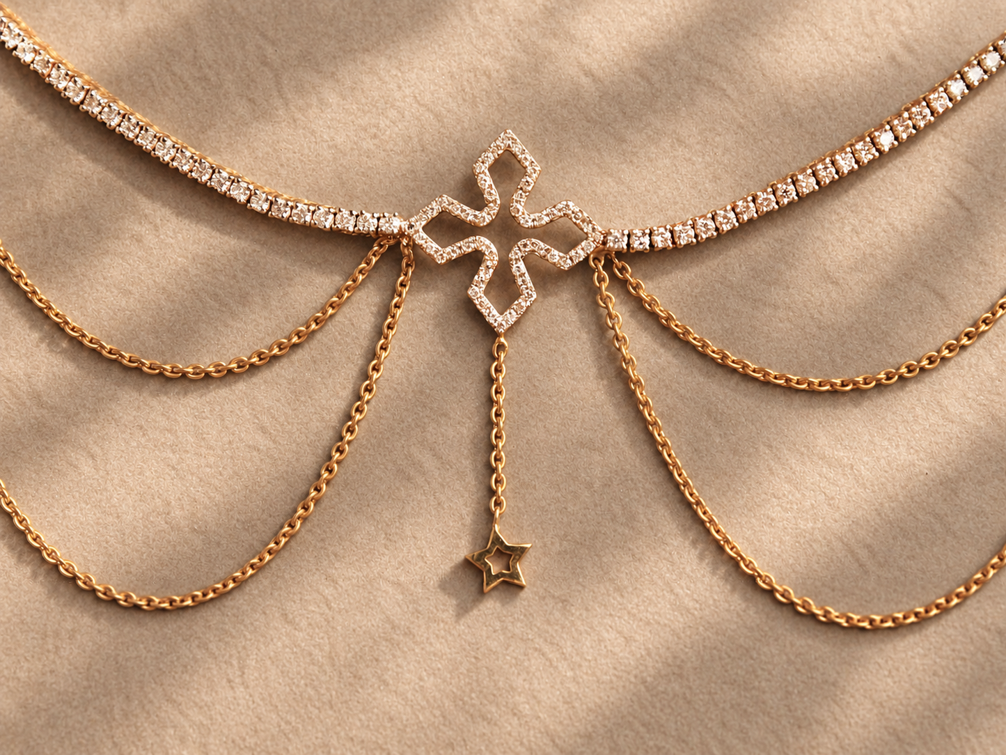 Starry Nights Diamond Necklace