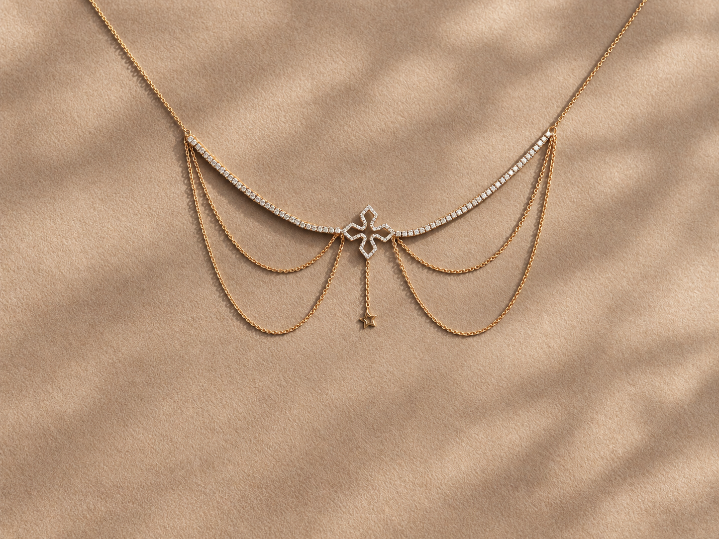 Starry Nights Diamond Necklace