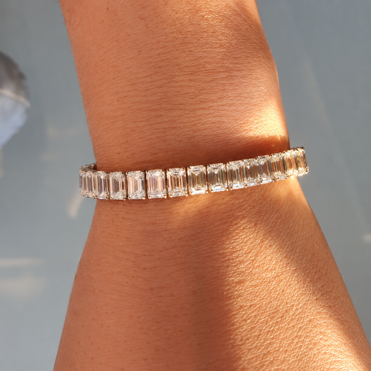 Emerald Ligne Tennis Bracelet