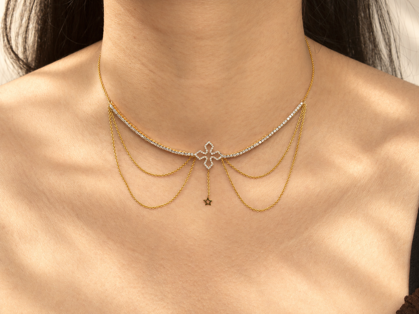 Starry Nights Diamond Necklace