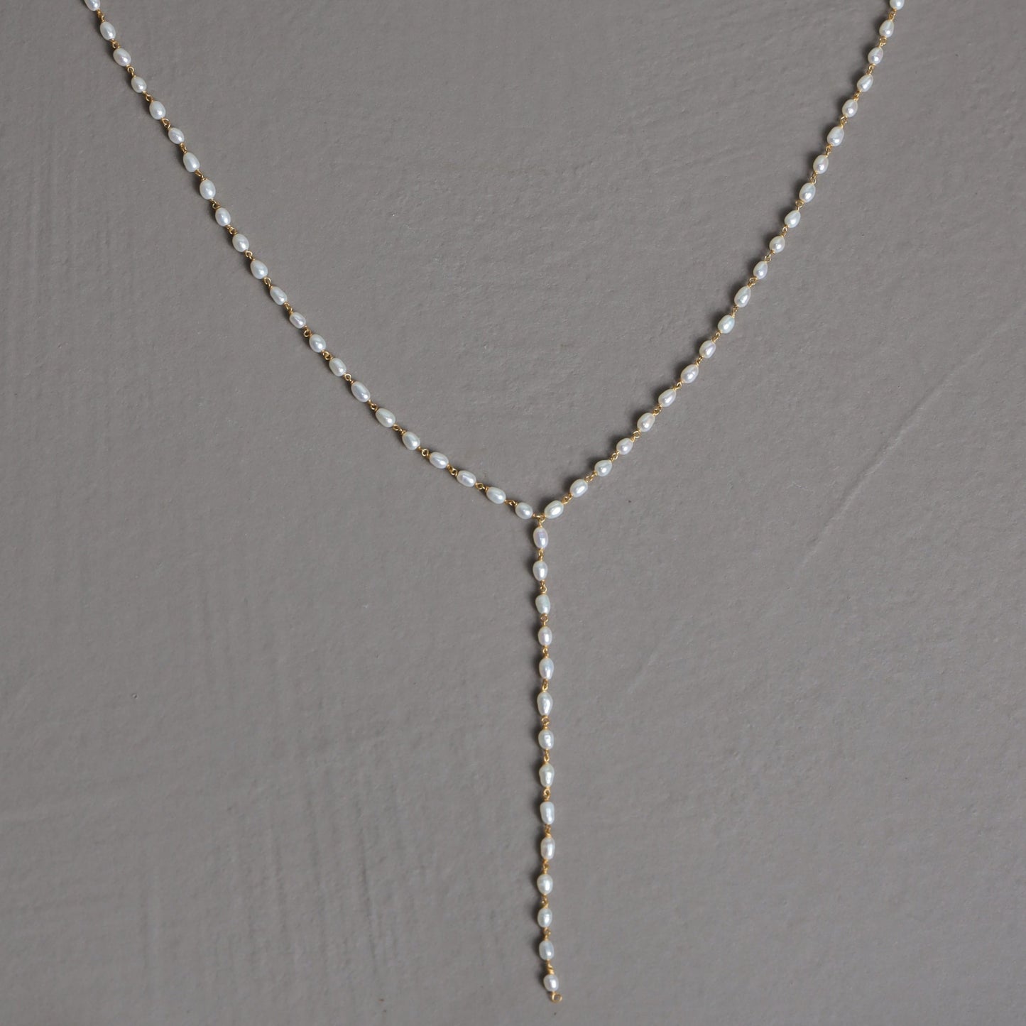 Pearlie Lariat Necklace