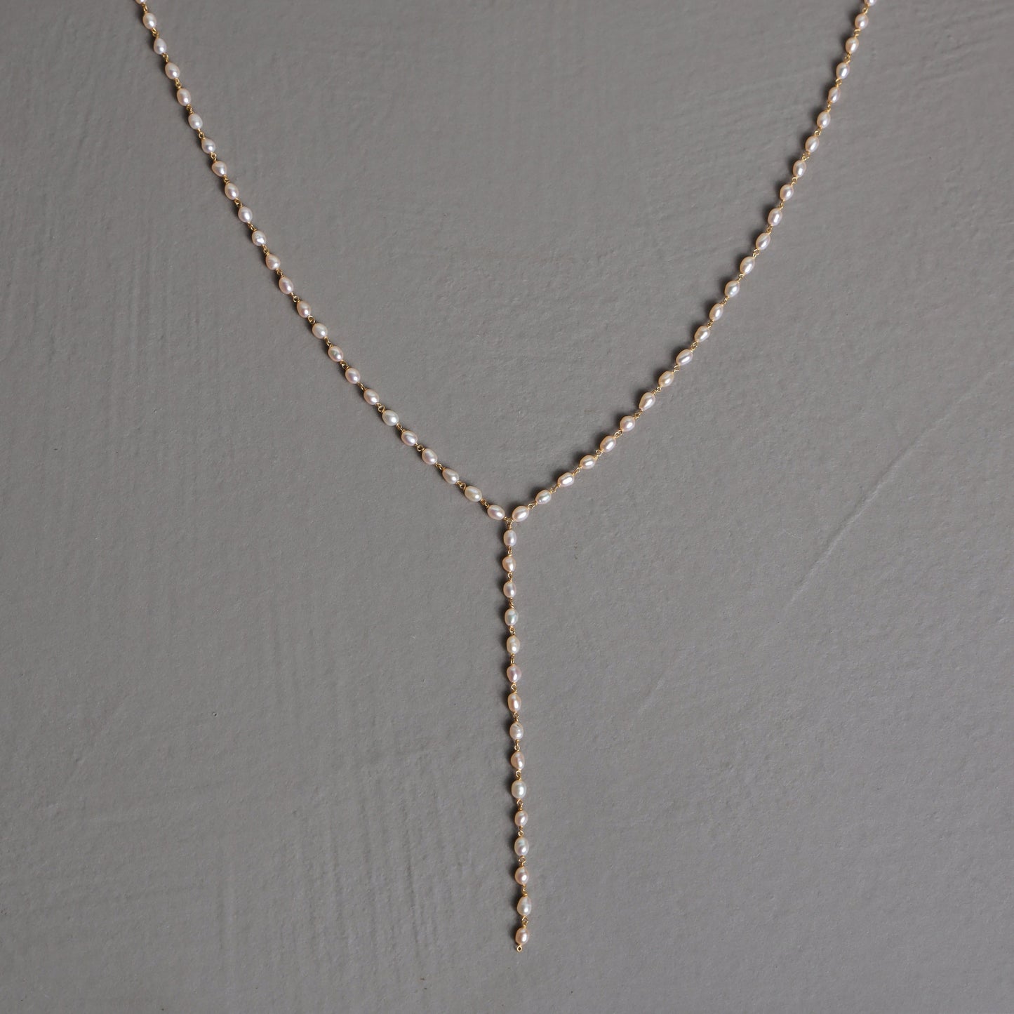 Pearlie Lariat Necklace