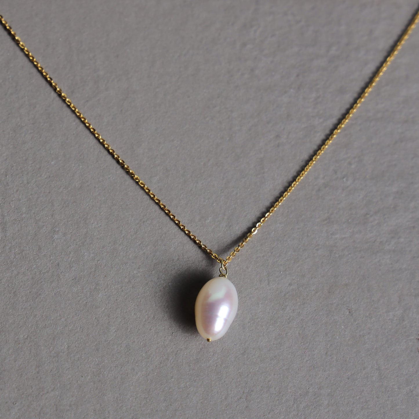 Pellet Pearl Necklace