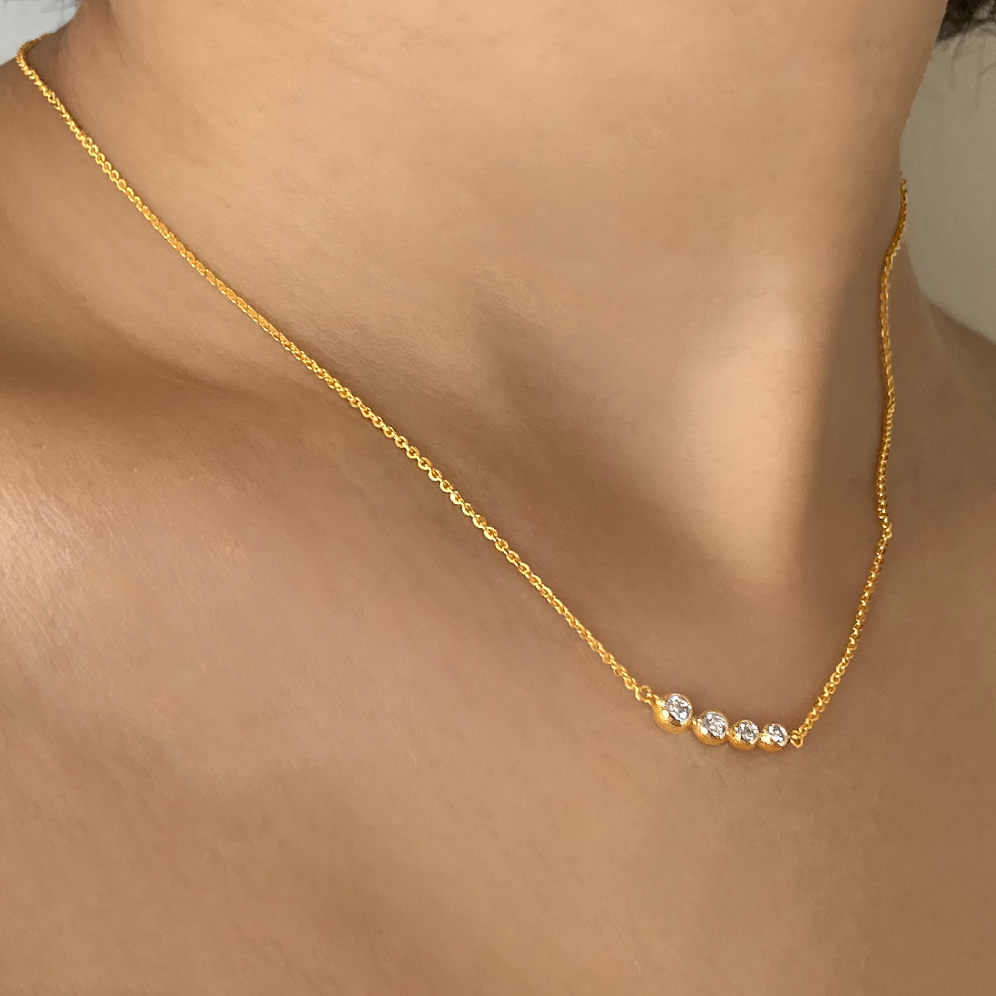 Trio Diamond Necklace