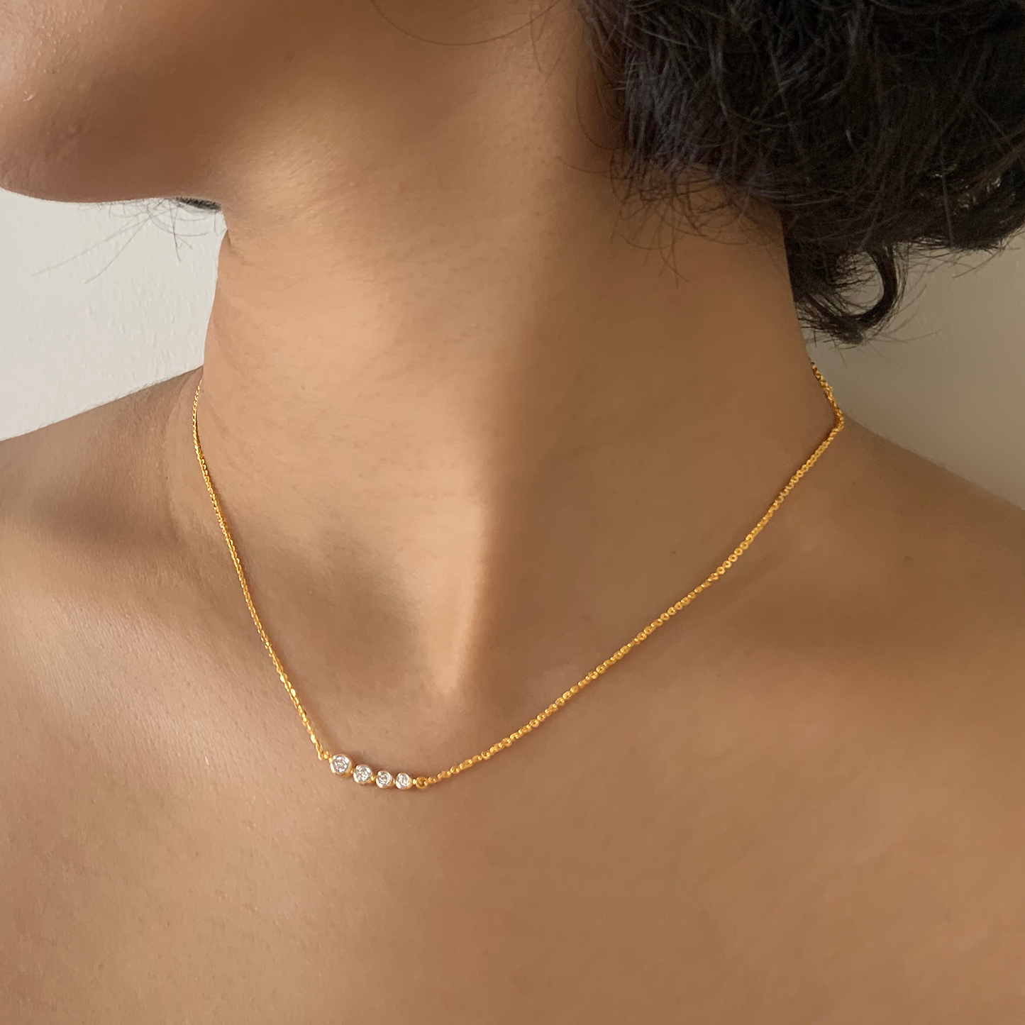 Trio Diamond Necklace