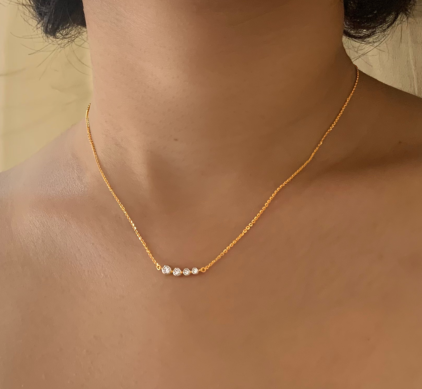 Trio Diamond Necklace