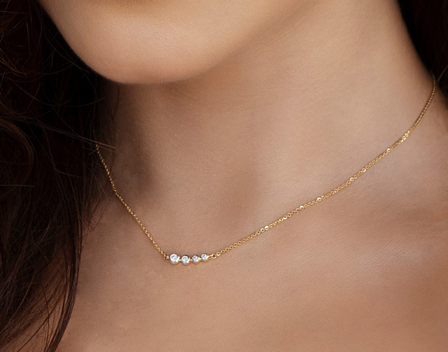 Trio Diamond Necklace