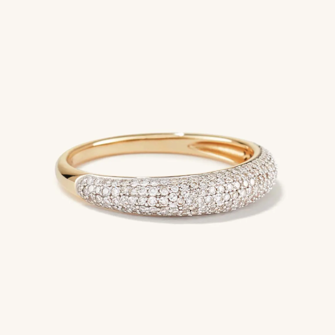 Pavé Diamond Dome Ring