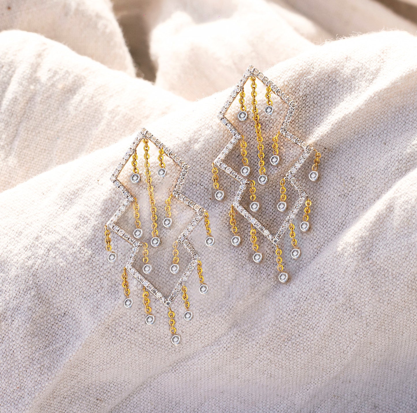 Chandelier Diamond Earrings