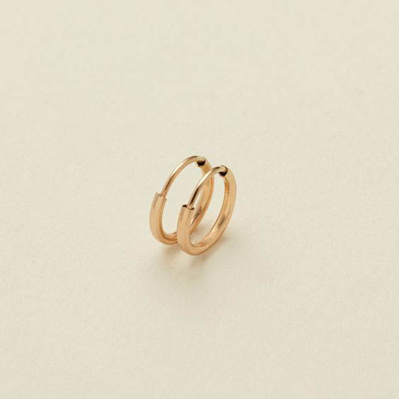 Mini Pearl Hoops