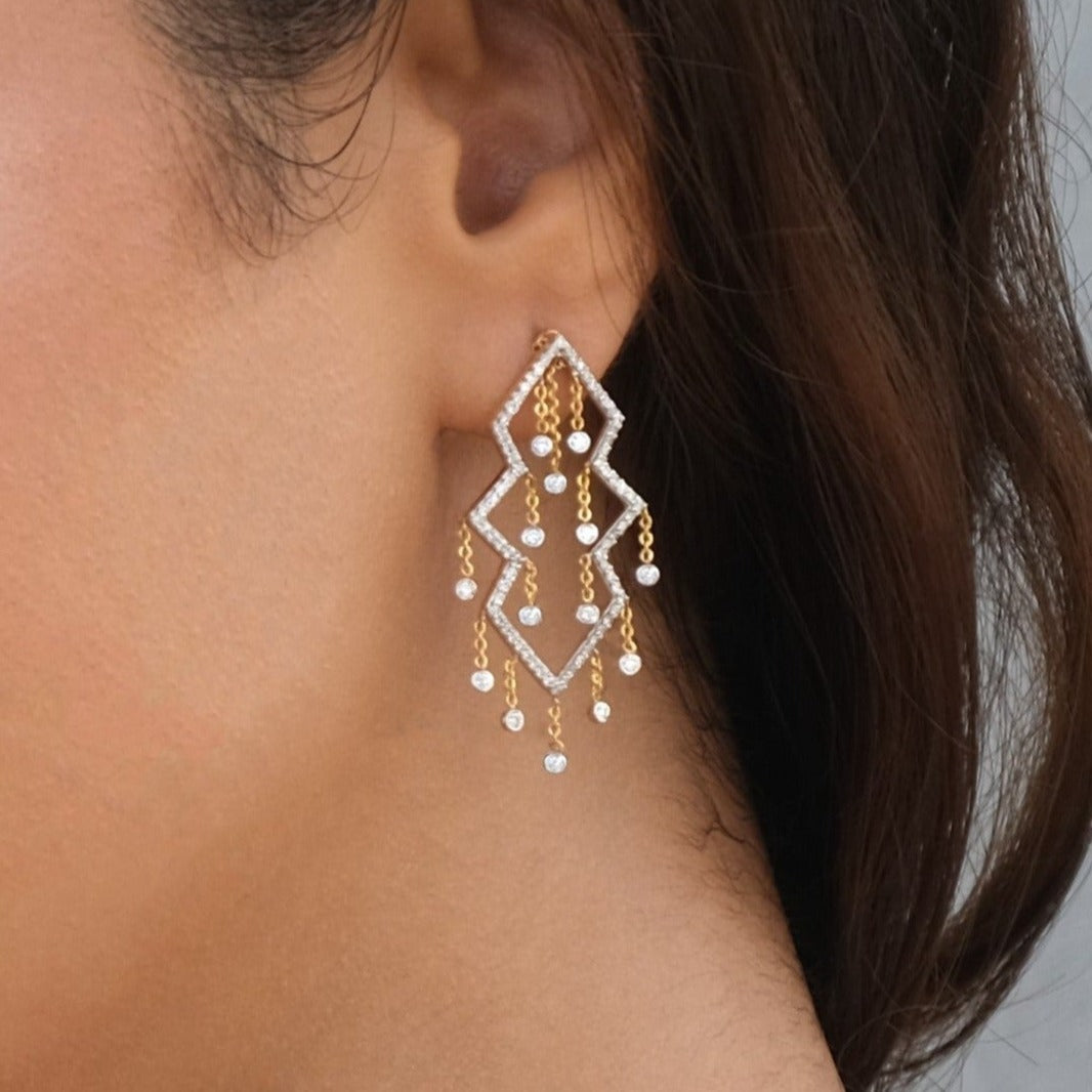 Chandelier Diamond Earrings