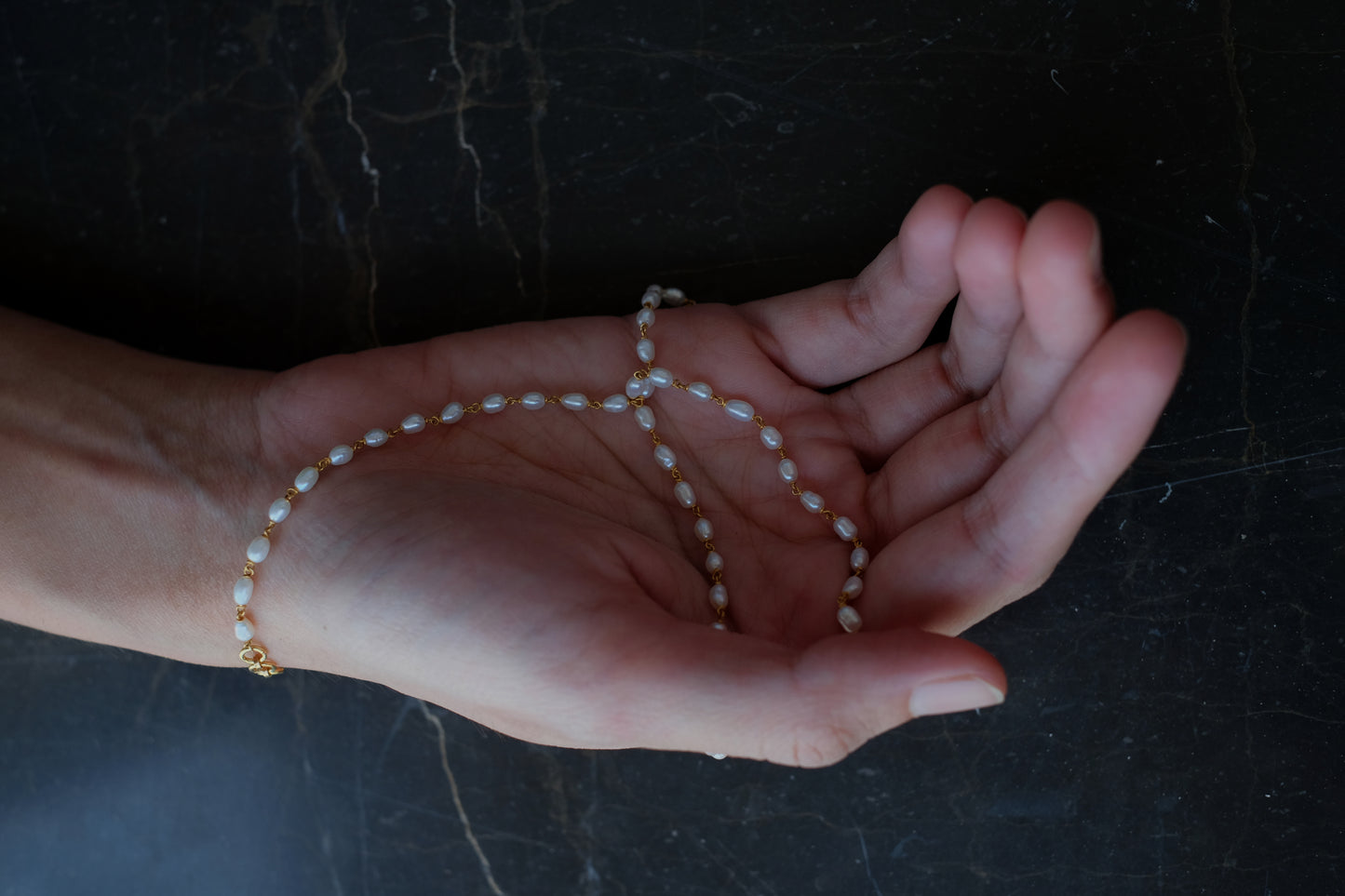 Link Pearl Necklace