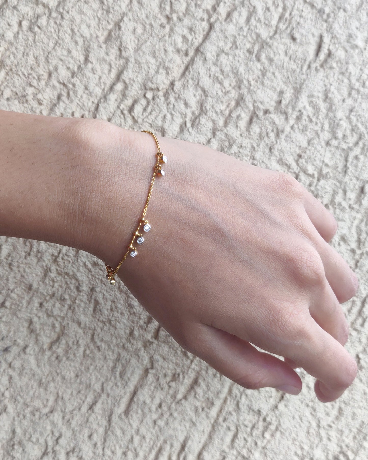 Floating Diamond Bracelet