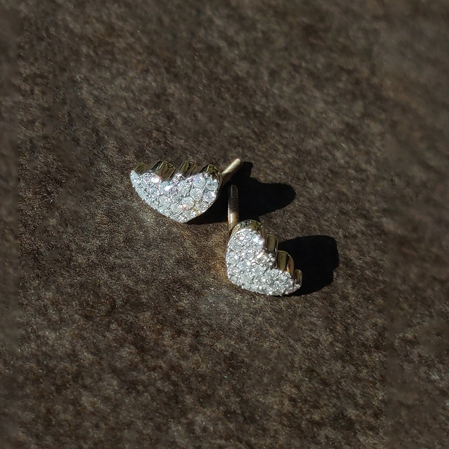 Three Way Diamond Butterfly Earrings