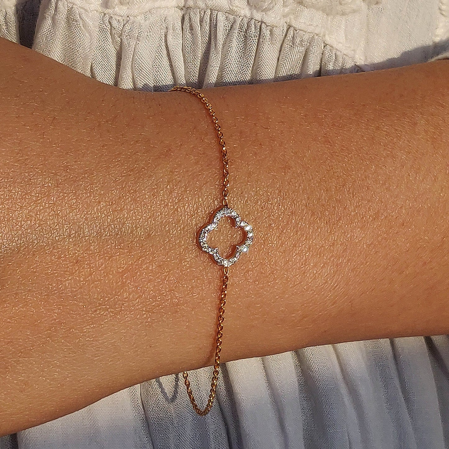 Clover Diamond Bracelet