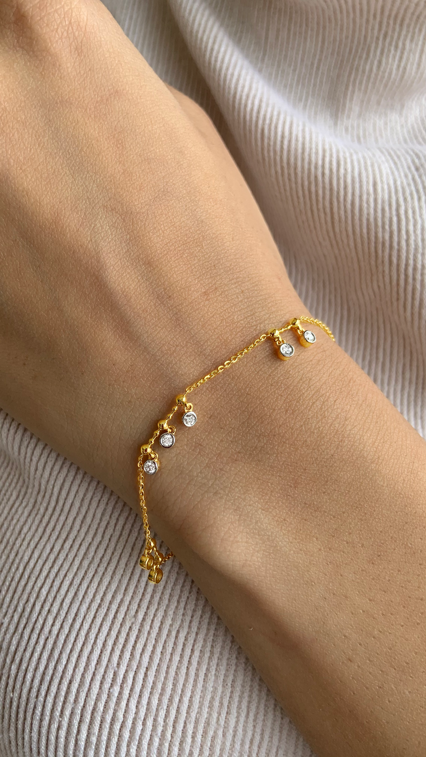 Floating Diamond Bracelet