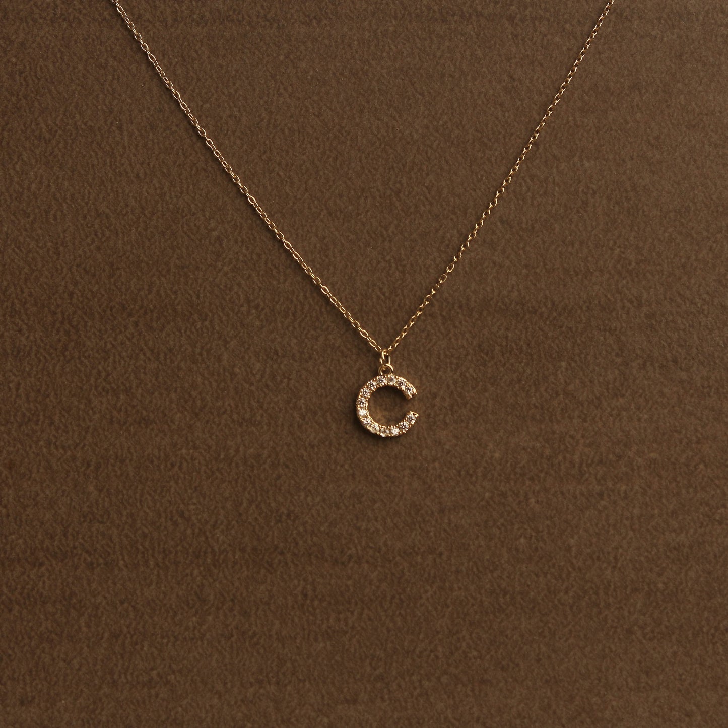 Initial Diamond Necklace