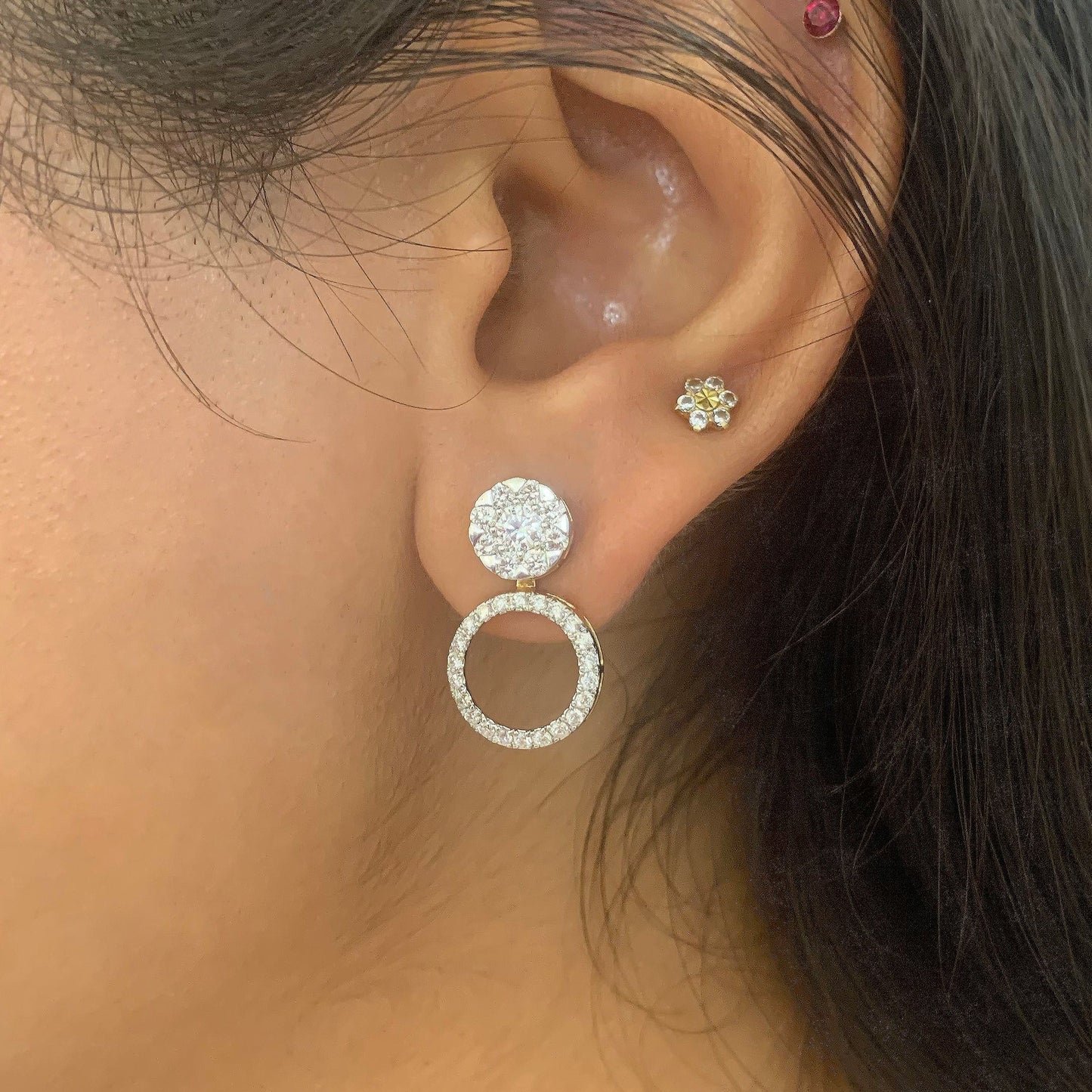 Signature 3-in-1 Diamond Earrings