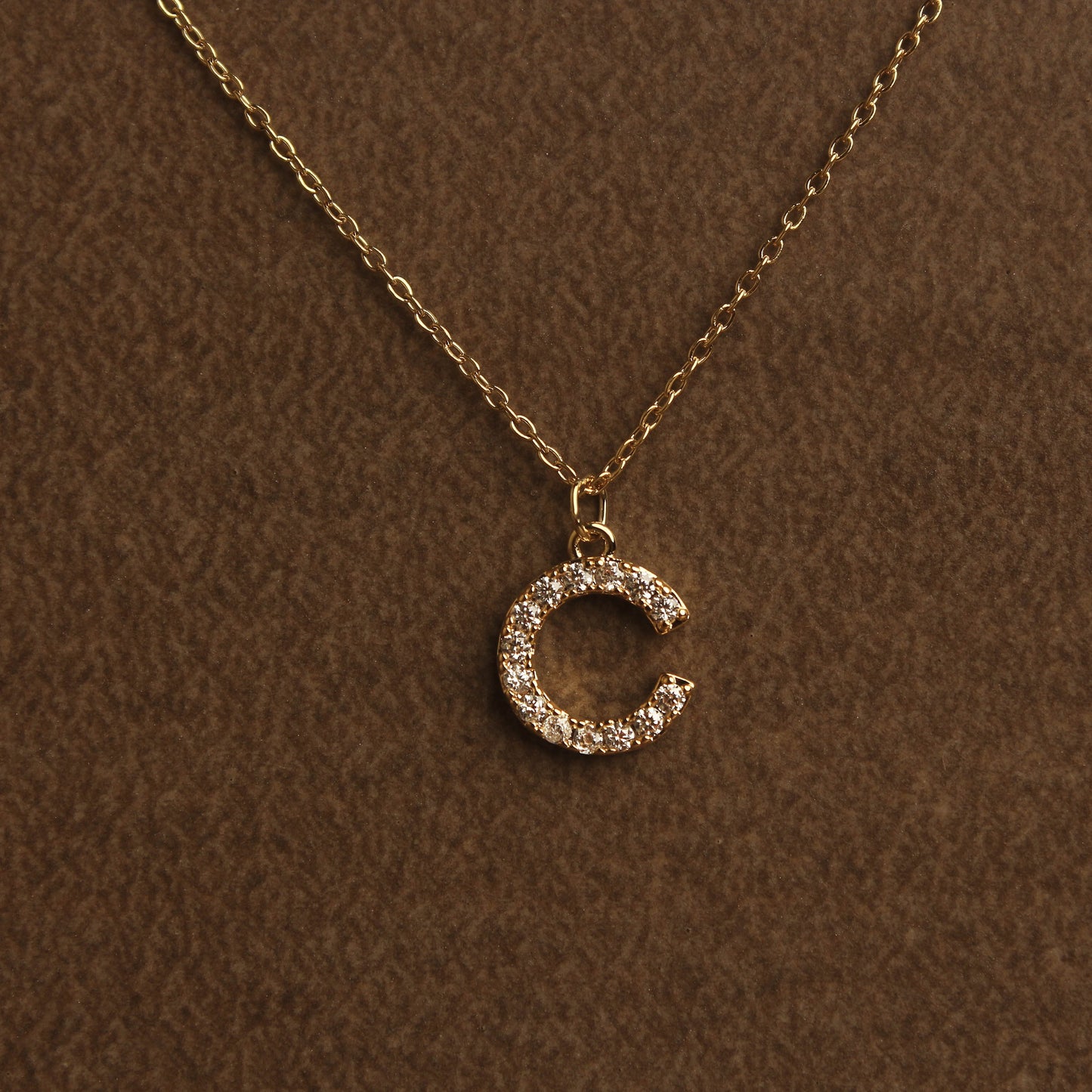 Initial Diamond Necklace