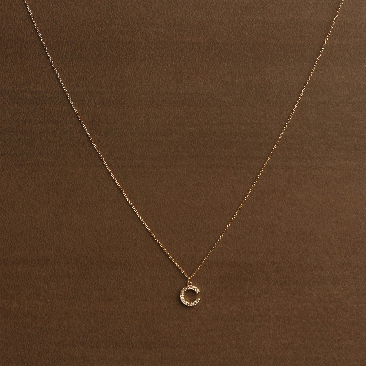 Initial Diamond Necklace