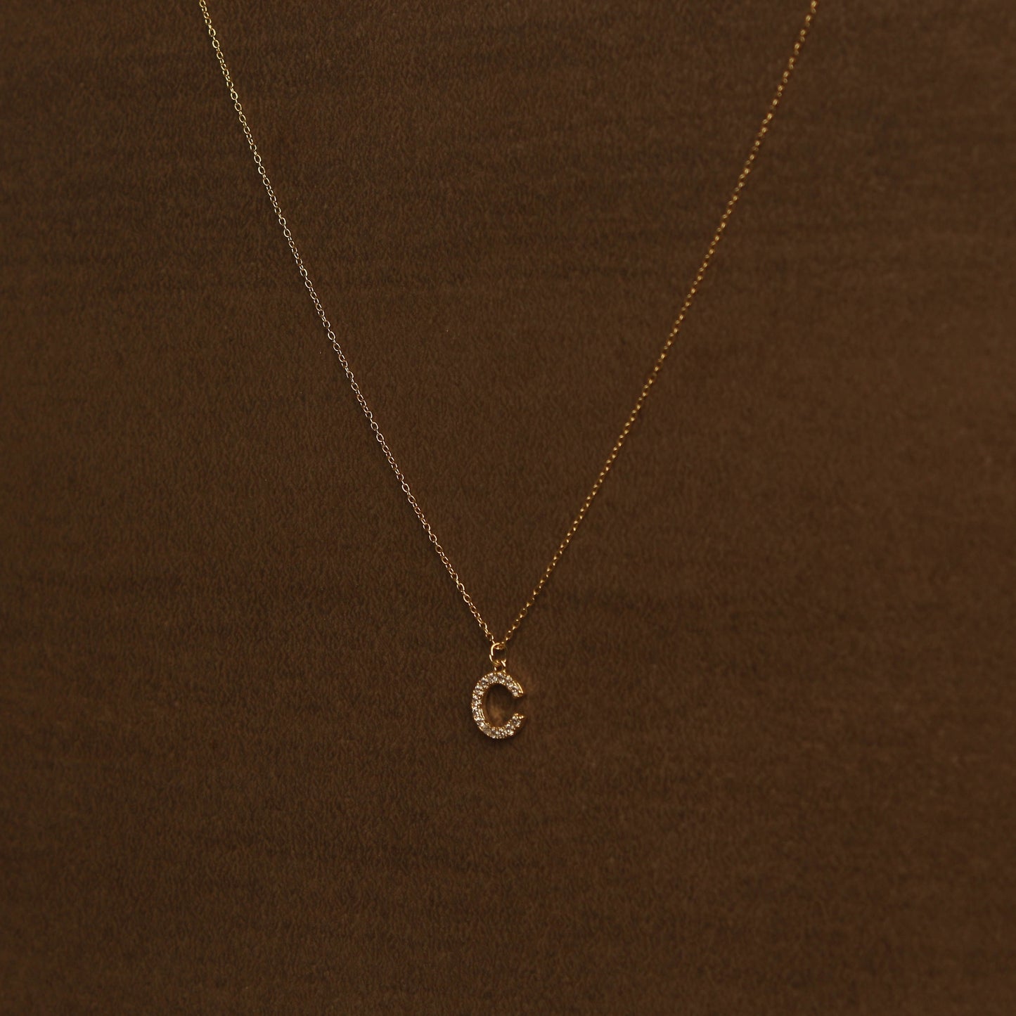 Initial Diamond Necklace