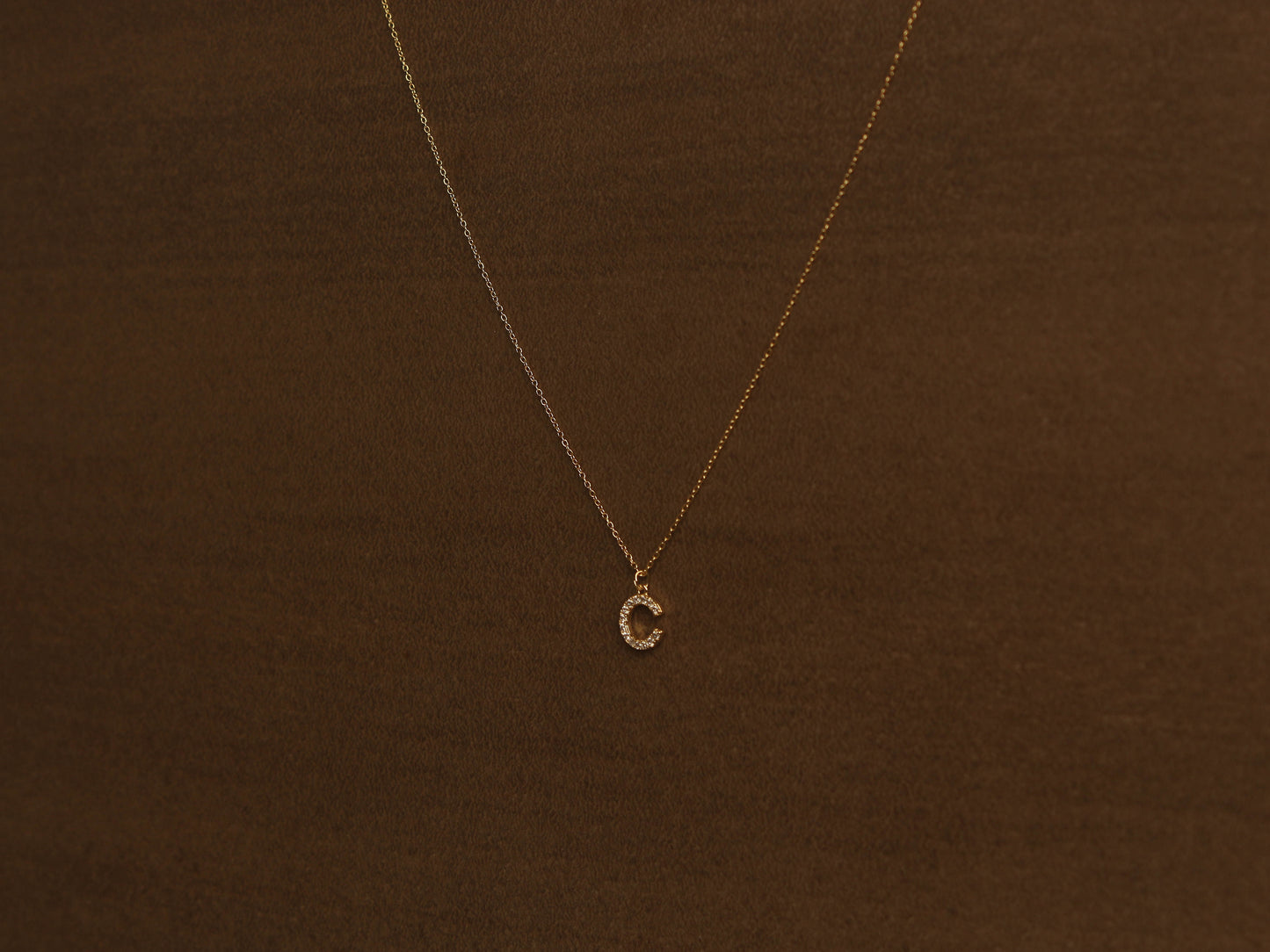 Initial Diamond Necklace