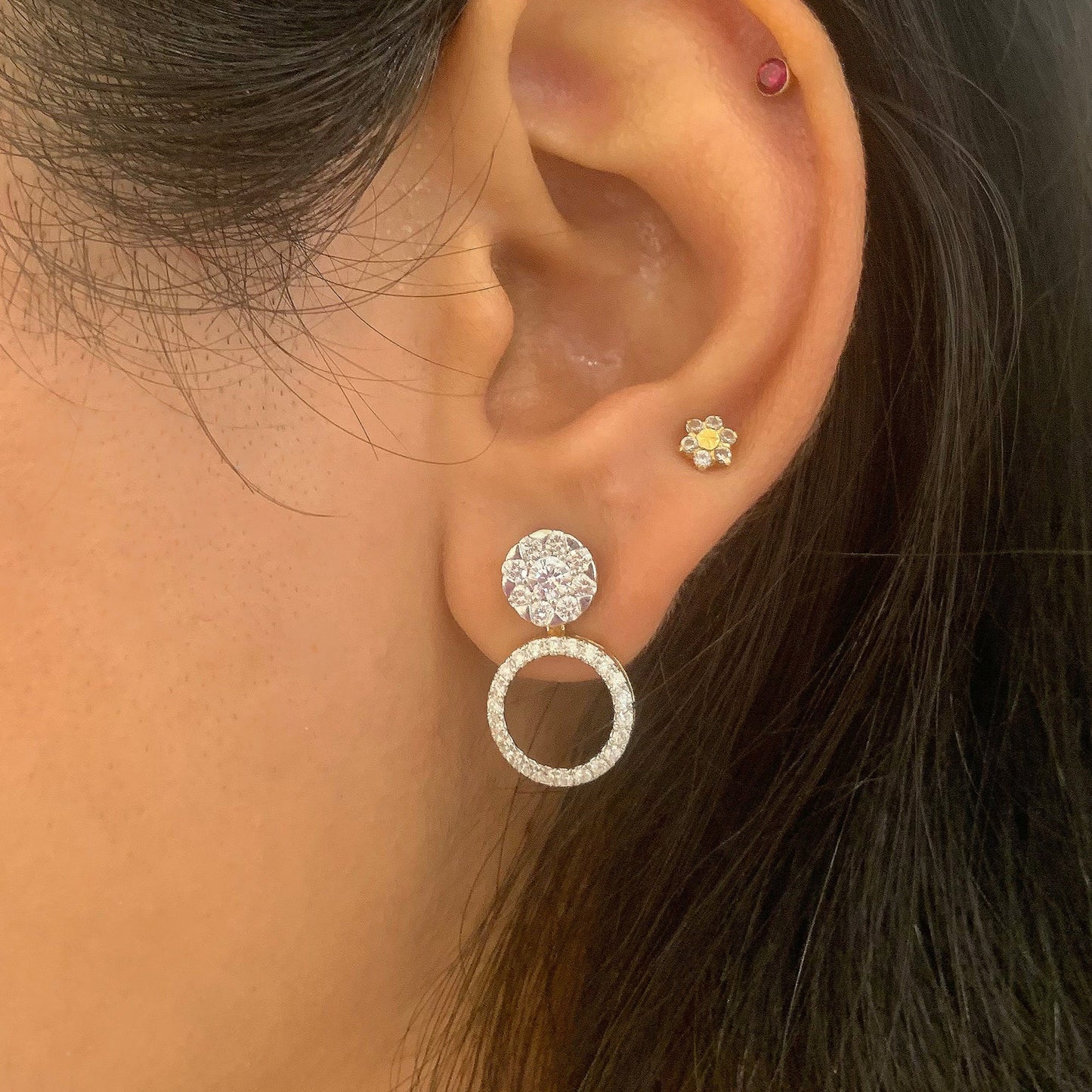 Signature 3-in-1 Diamond Earrings