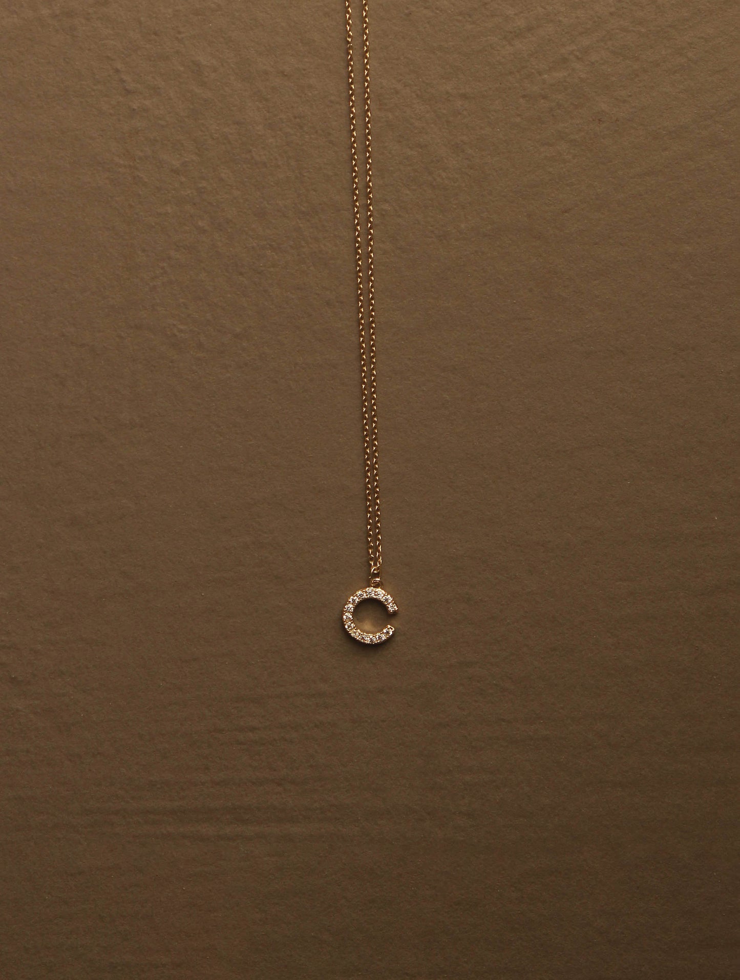 Initial Diamond Necklace