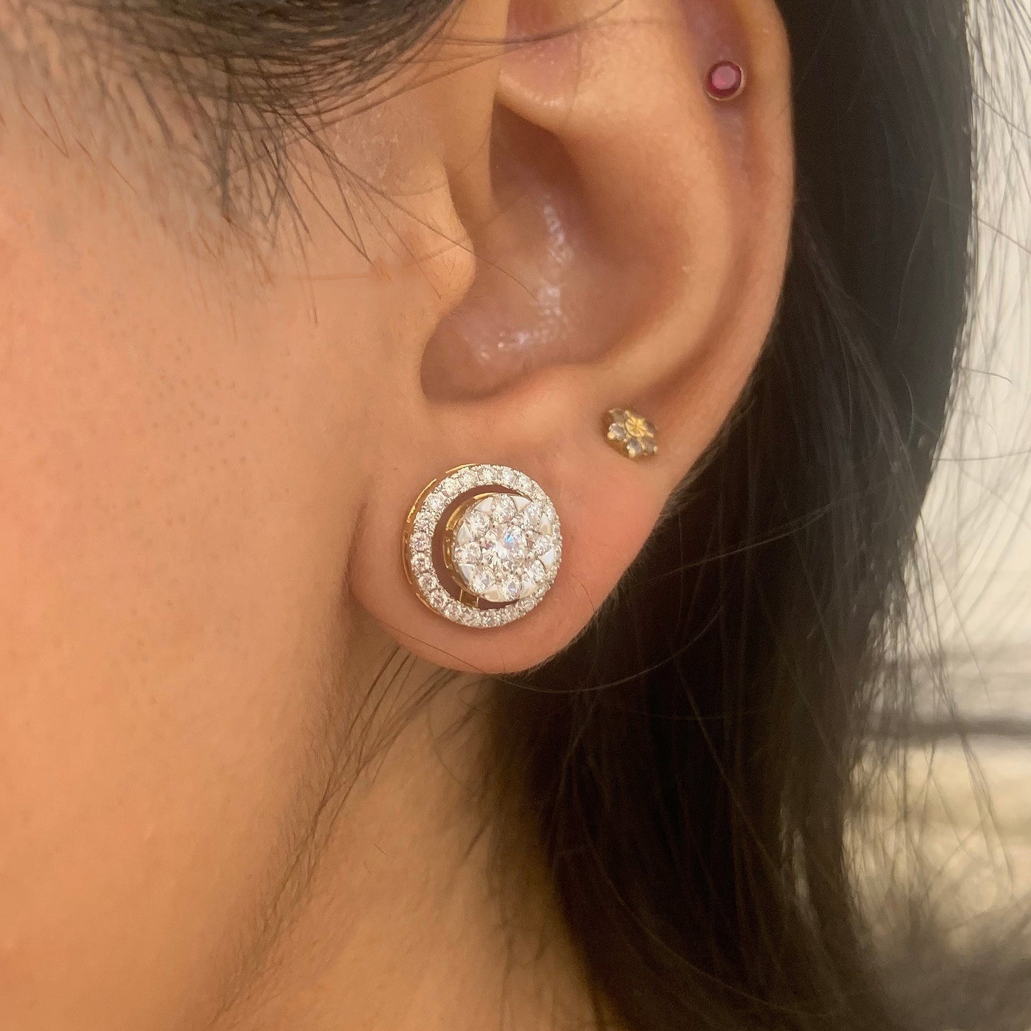 Signature 3-in-1 Diamond Earrings