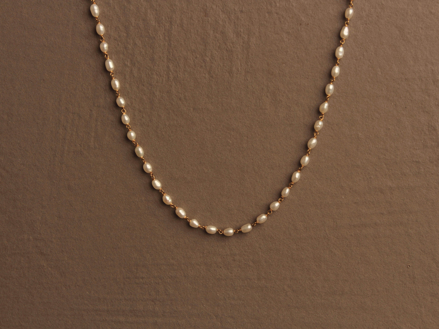 Link Pearl Necklace