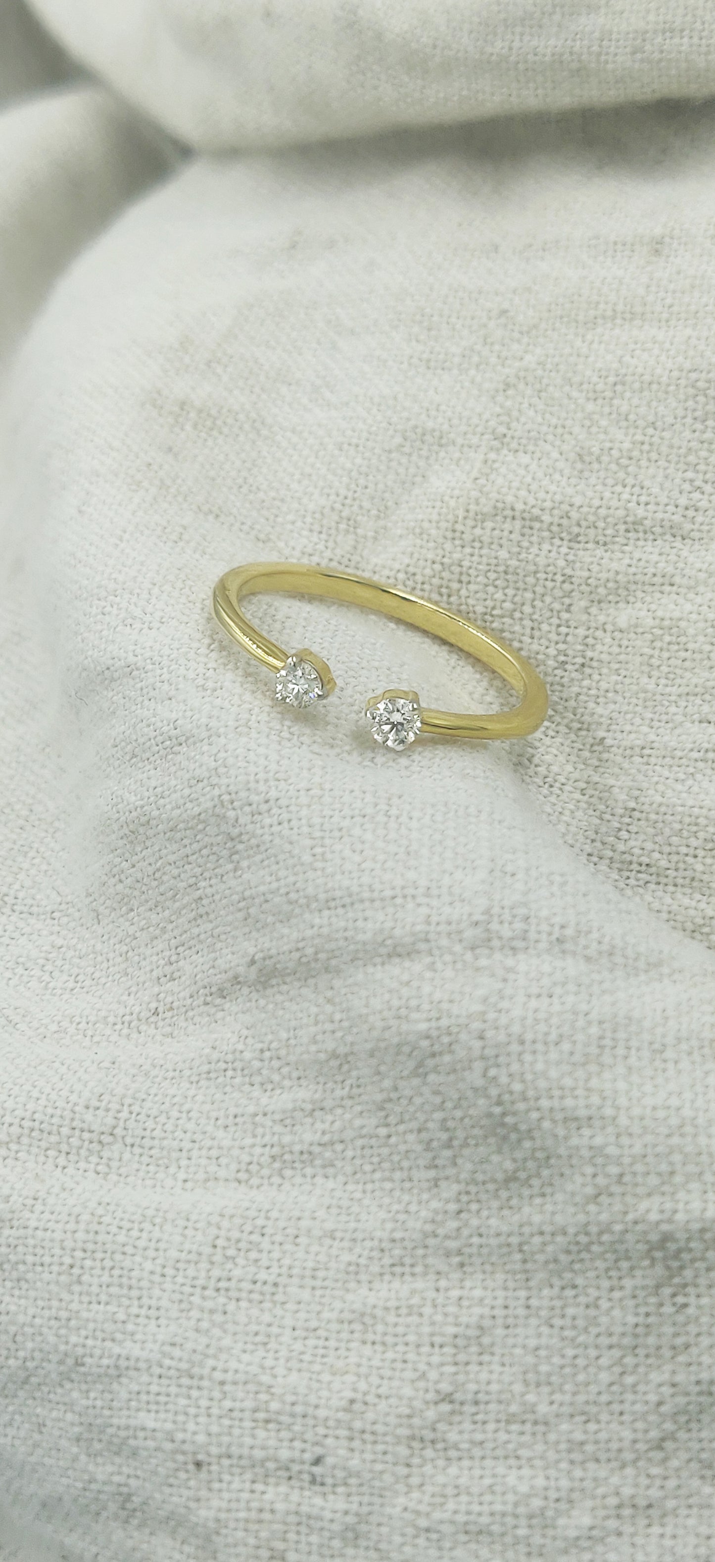 Open End Diamond Ring